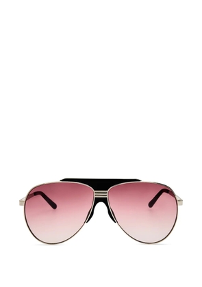Linda Farrow Amelia browline sunglasses - Gold