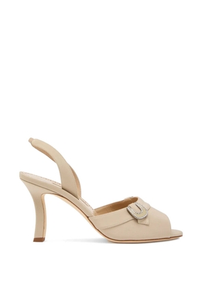 Manolo Blahnik Acinta embellished pumps - Neutrals