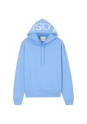 Closed logo printed hoodie - Blue