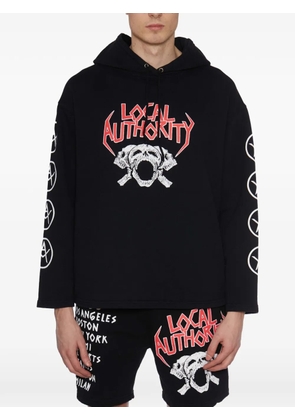Local Authority Tri Skull Tour hoodie - Black