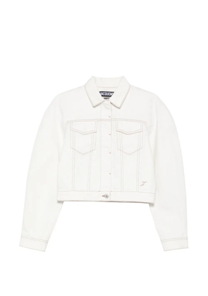 Jacquemus The Ovalo de-Nîmes denim jacket - Neutrals