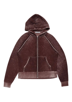 Acne Studios zip hoodie - Brown