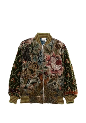 Pierre-Louis Mascia zip-fastening printed jacket - Neutrals