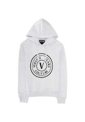 Versace Jeans Couture logo hoodie - White
