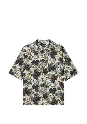 FIVE CM floral pocket shirt - Neutrals