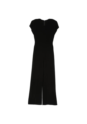 Norma Kamali cap-sleeves jumpsuit - Black