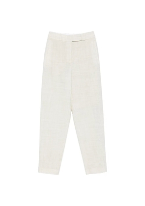 JOSEPH Zen pocket straight trousers - Neutrals