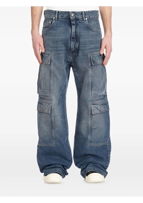Rick Owens DRKSHDW cargo double jeans - Blue