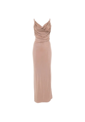 Eleh draped maxi dress - Brown