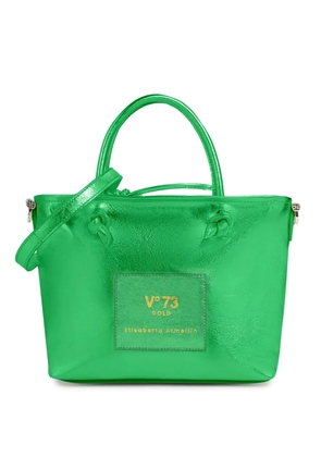 V°73 logo-patch tote bag - Green
