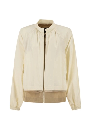 Fabiana Filippi zip-up lightweight jacket - Neutrals