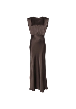 Semicouture Casilda maxi dress - Brown