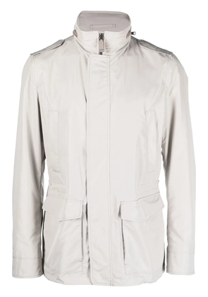 Herno high-neck lightweight jacket - Neutrals