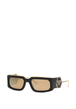 Philipp Plein Eyewear rectangle-frame sunglasses - Black