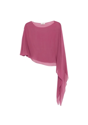 Antonelli asymmetrical scarf - Pink
