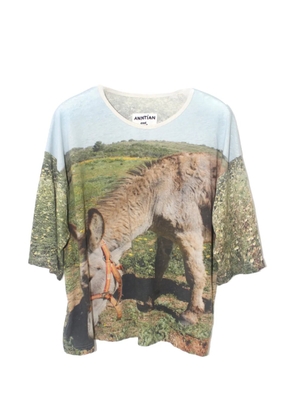 Anntian printed T-shirt - Green