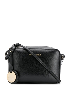 Emporio Armani textured camera bag - Black