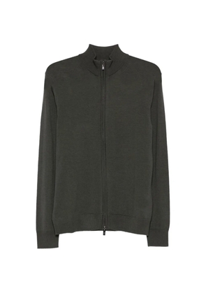 Emporio Armani zipped cardigan - Green