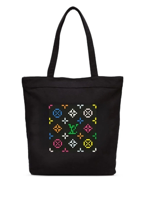 Mostly Heard Rarely Seen 8-Bit pixel-pattern tote bag - Black