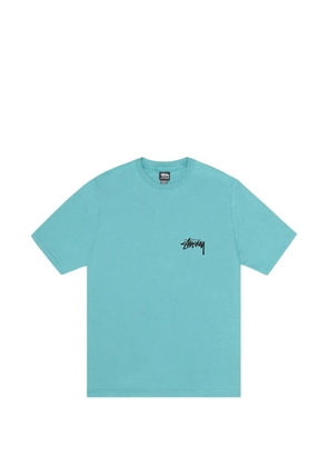 Stüssy logo-print T-shirt - Blue
