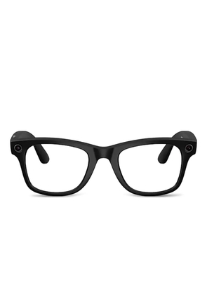 Ray-Ban X Meta Wayfarer geometric glasses - Black