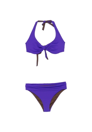 Fisico knot-detail bikini - Purple