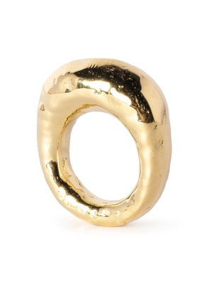 Parts of Four Mountain hammered-effect ring - Gold