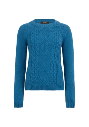 Moorer crew-neck sweater - Blue