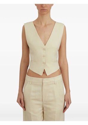 DONDUP criss-cross waistcoat - Neutrals
