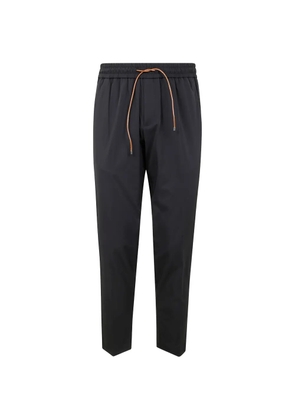 DEVORE INCIPIT drawstring straight trousers - Black