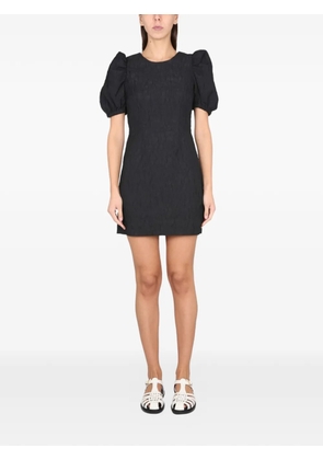 Baum Und Pferdgarten puff-sleeve tie dress - Black