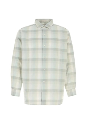 Nanamica regular collar striped shirt - Neutrals