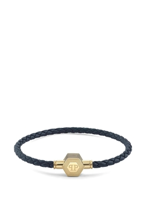 Philipp Plein Enigma braided bracelet - Gold