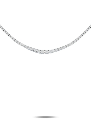 LB Exclusive tennis diamond necklace - Silver