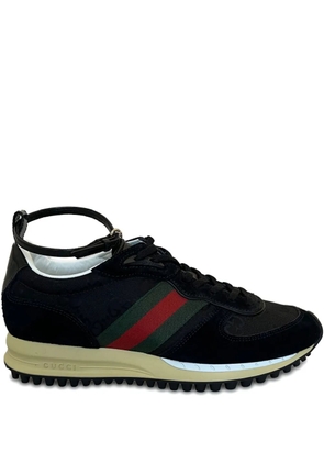 Gucci ankle-strap sneakers - Black