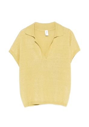 bomboogie V-neck short-sleeve T-shirt - Yellow