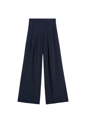 MOMONÌ Aspen pleated palazzo trousers - Blue