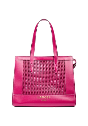Lancel cut-out zip tote bag - Pink
