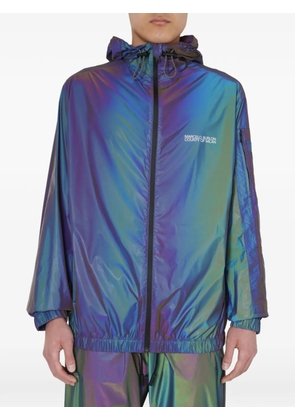 COUNTY OF MILAN logo-print jacket - Blue