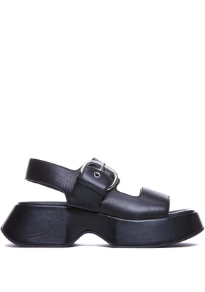 Vic Matie 40mm leather sandals - Black
