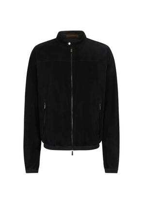 Moorer zip-up bomber jacket - Black