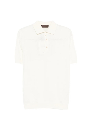 Filippo De Laurentiis textured knit polo shirt - Neutrals