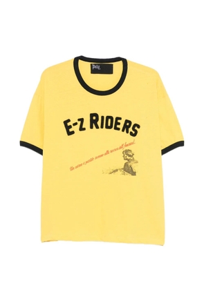 PALY HOLLYWOOD graphic-print T-shirt - Yellow
