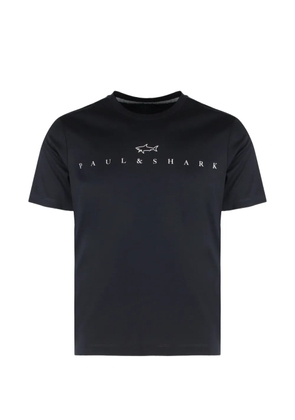 Paul & Shark logo-print T-shirt - Blue