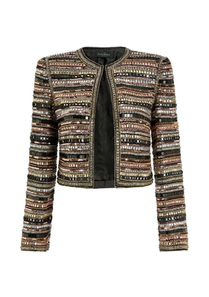 Jenny Packham Alma beaded jacket - Black