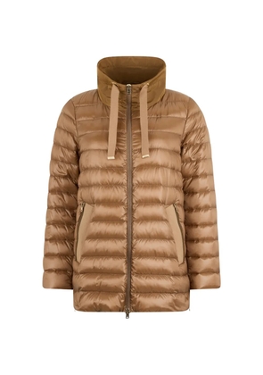 Herno high-neck puffer jacket - Brown