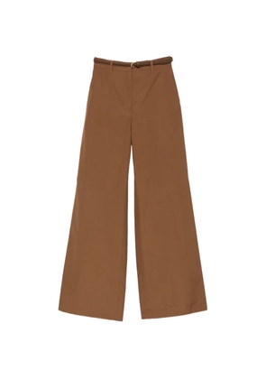 Max Mara belt-loops trousers - Brown