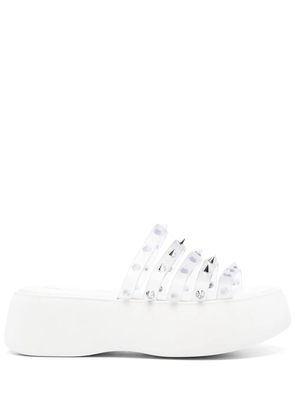 Jean Paul Gaultier x Melissa Becky Punk Love slides - White