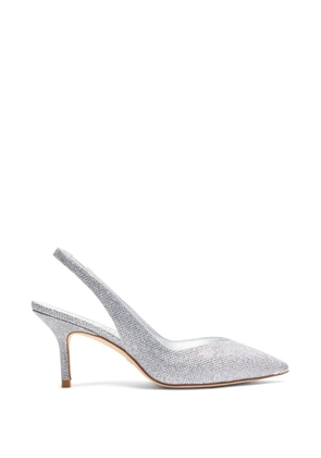 Stuart Weitzman Eva slingback pumps - Silver