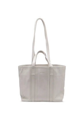 Balenciaga Pre-Owned Barbes leather shopper - White